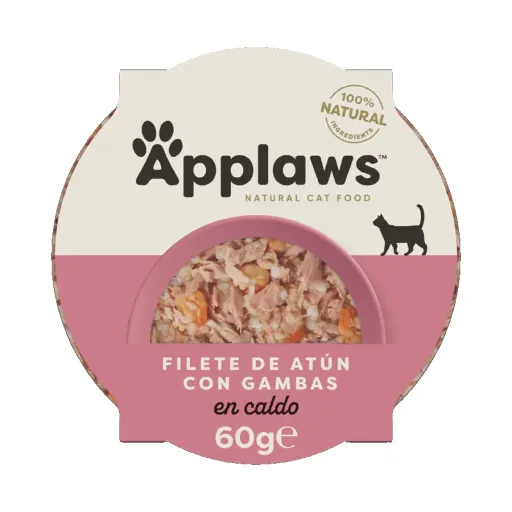 Pack 6 Applaws Comida Húmeda Tasty para Gatos de Atún y Gambas