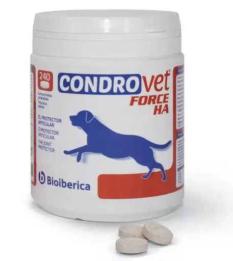 Bioiberica Condroprotector Condrovet Force HA para Problemas Articulares