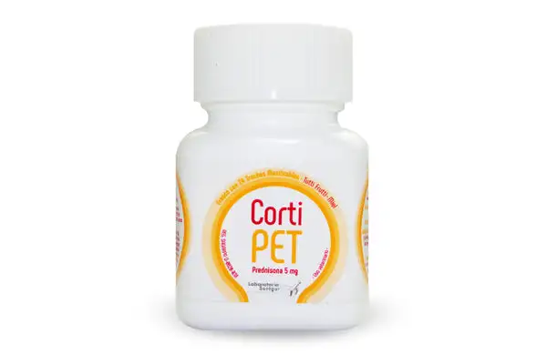 Cortipet amarillo sabor Tutti Frutti Miel ( prednisona 5 mg )