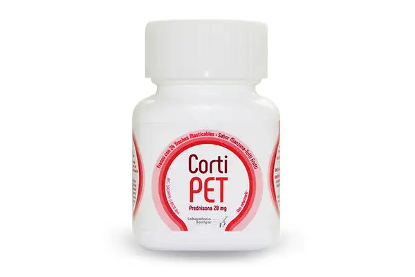 Cortipet rojo sabor Manzana Tutti Frutti ( prednisona 20 mg )