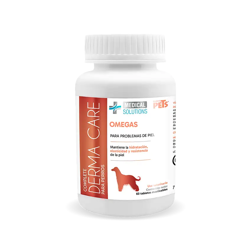 MS Complete Dermo Care Piel y Pelo  ( Omegas )-  Tabletas Masticables Multivitamínico 60 Tabletas
