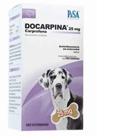 Docarpina 25 mg ( carprofeno ) 60 tabletas