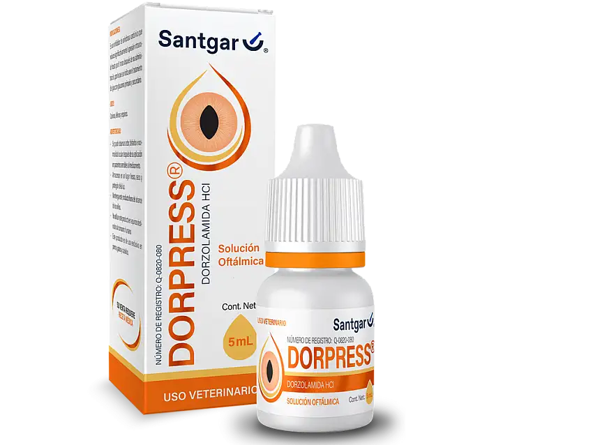 Dorpress 5 mg  SANTGAR ( solución oftálmica ) ANTES Dorzolavet
