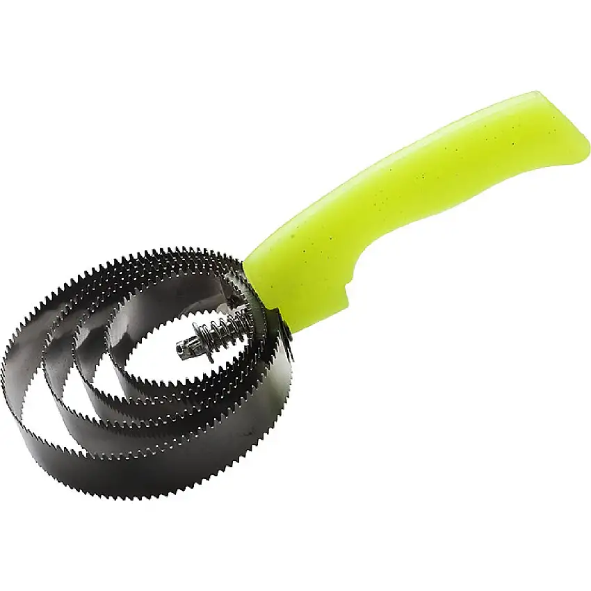 Hippotonic Cepillo de curry Fluo Metal Redondo Amarillo