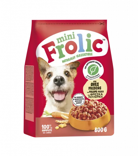 Frolic Pienso Semihúmedo para Perros Adultos Mini Sabor Ave