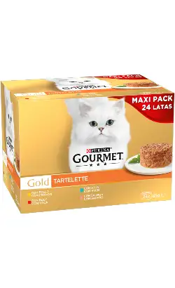 Gourmet Gold Tartelette Multipack 24 Wet Cat Food | Wet (Can) | 24 x 85g