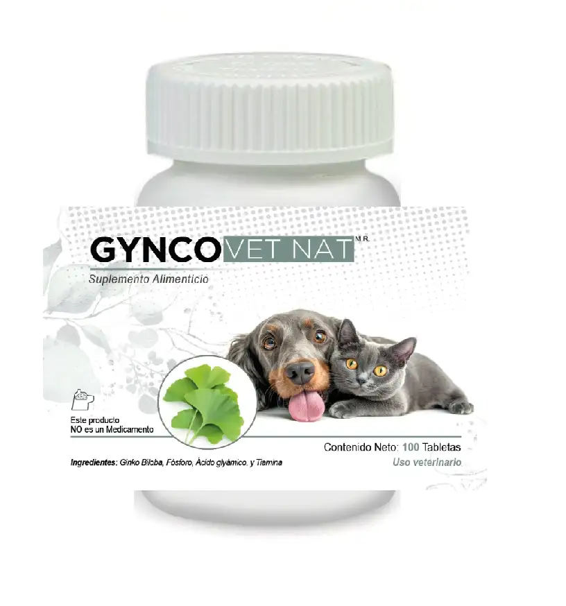 Gynco VetNat 100 Tabletas ( Circulación Cerebral ) GyncoVetNat