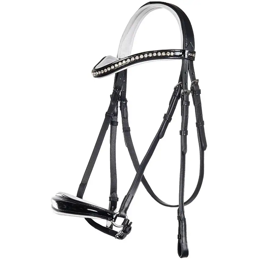 HKM Brida Carolin Negro/Blanco