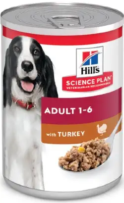 Alimento húmedo para perros adultos Hills Science Plan sabor pavo | Lata | 24 x 370 g | - 20% de descuento en la segunda caja