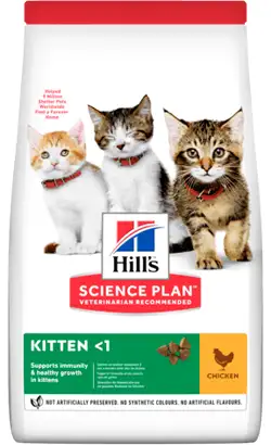 Alimento para gatos Hills Science Plan Kitten con pollo | 1,5 kg