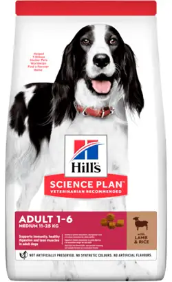 Hills Science Plan Dog Medium Adult with Lamb & Rice | 14 kg