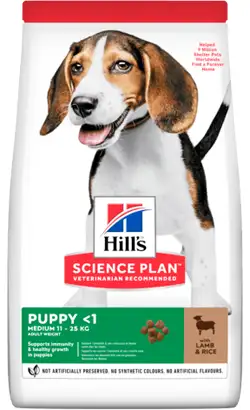 Hills Science Plan Medium Puppy with Lamb & Rice Dog Food | 2.5 kg