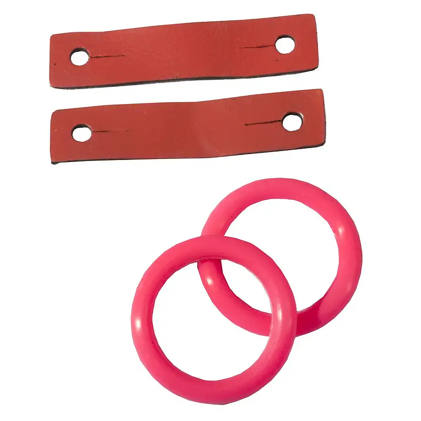 HORKA Anillo y Pieza de Cuero para Estribos de Seguridad Pink