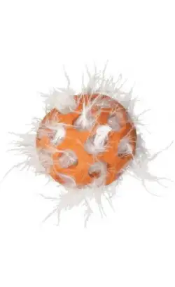 JW Cataction Feather Ball Cat Toy | ø 4.5 cm