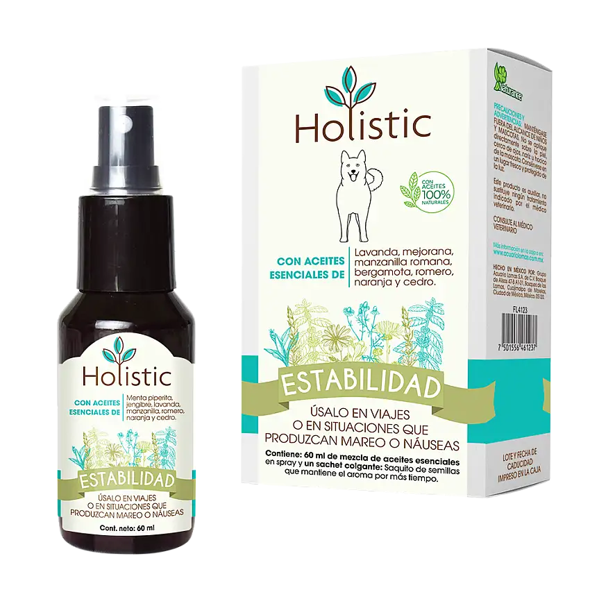Holistic Estabilidad 60 mL  (Viaje : Mareo o Náuseas ) Aromaterapia