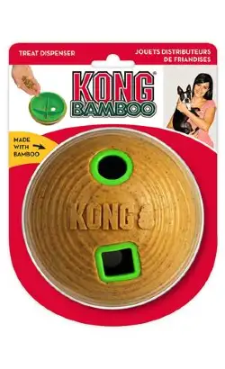 Kong Bamboo Dog Toy Feeding Ball | Medium