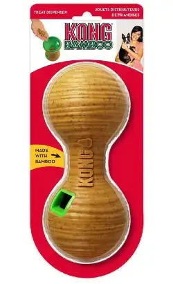 Kong Bamboo Dumbbell Dog Toy | Medium (PTB22E)