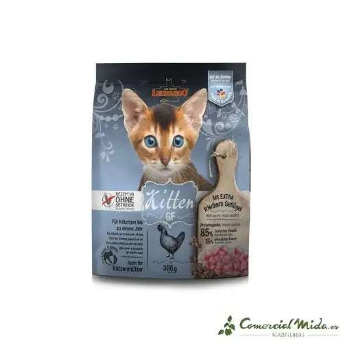 LEONARDO Kitten GF Pienso Sin Creales para Gatitos