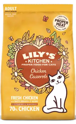 Lilys Kitchen Cat Adult Chicken & Tasty Veggies Cat Food | 800g