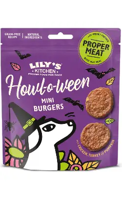Lilys Kitchen Dog Halloween Mini Burguers | 70 g