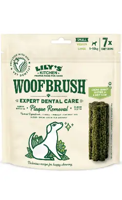 Lilys Kitchen Dog Woofbrush Small Dental Sticks | 7 sticks
