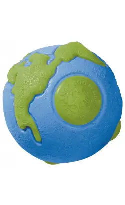 Planet Dog Orbee-Tuff Planet Ball Blue/Green | L