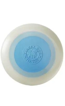 Planet Dog Zoom Flyer Disc Glow/Blue Dog Toy | L - ø 24 cm