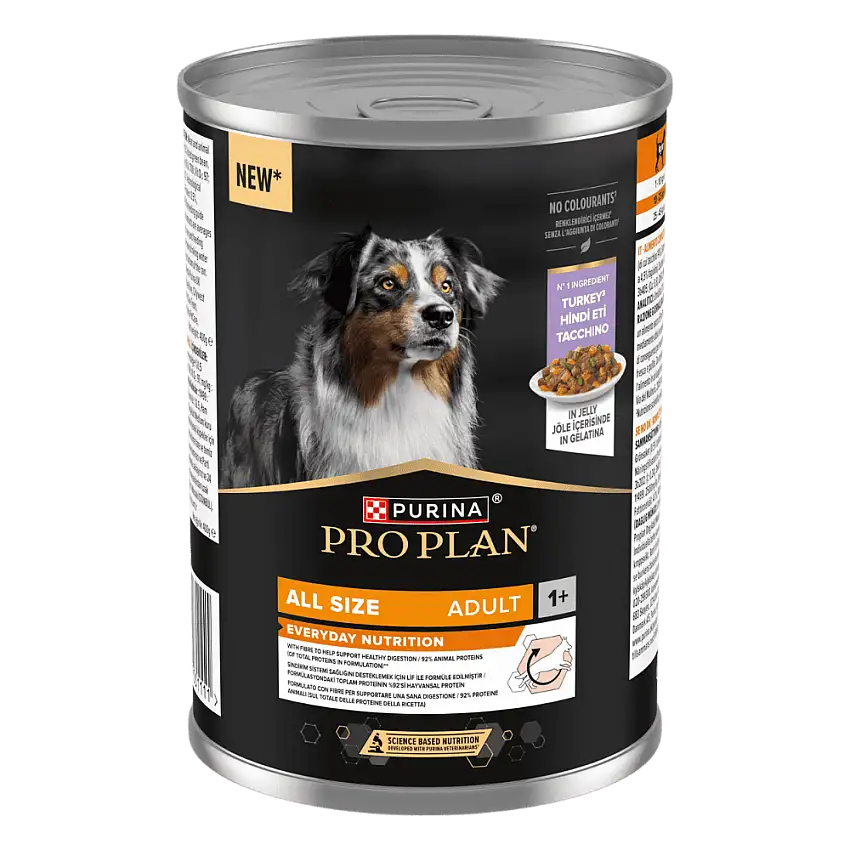 Pro Plan Adult Turkey Lata Comida Húmeda para Perros
