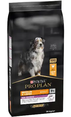Alimento Pro Plan para perros adultos medianos y grandes de 7 años o más, con pollo y protección contra la edad | 3 kg