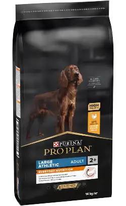 Alimento Pro Plan para perros adultos grandes y atléticos, de nutrición diaria, con pollo | 14 kg