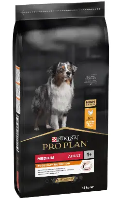 Alimento Pro Plan para perros adultos medianos, nutrición diaria, con pollo | 14 kg