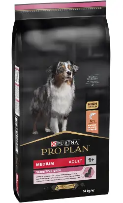 Alimento para perros adultos medianos con piel sensible Pro Plan sabor salmón | 3 kg