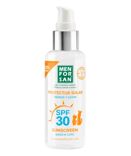 Men For San Protector Solar 30+ para Perros y Gatos