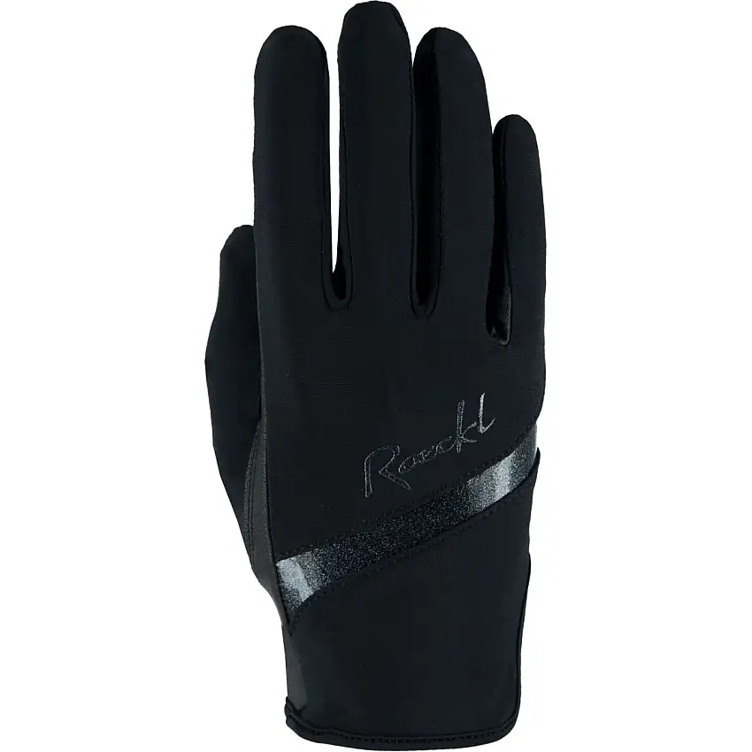 Roeckl Guantes de Equitación Lorraine Mujer Negro