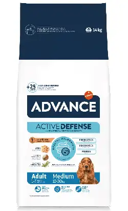 Advance Dog Medium Adult Alimento para perros con pollo y arroz | 14 kg
