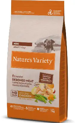 Natures Variety Dog No Grain Mini Adult Chicken Countryside Dog Food | 7 kg