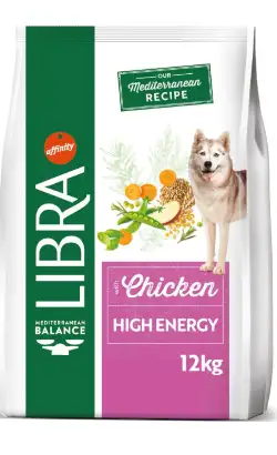 Libra Dog Adult High Energy Dog Food | Chicken | 12 kg
