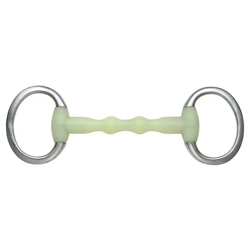 Shires Mors de Argolla Ondulado Equikind Verde pálido