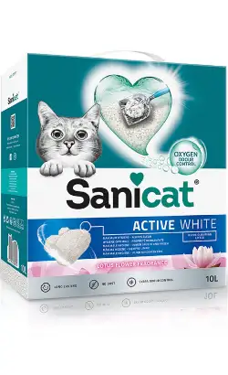 Sanicat Active White Lotus Cat Litter | 10 L