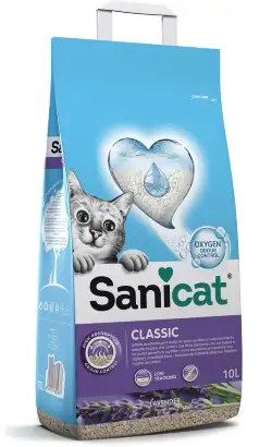 Sanicat Classic Lavender Cat Litter | 10 lt