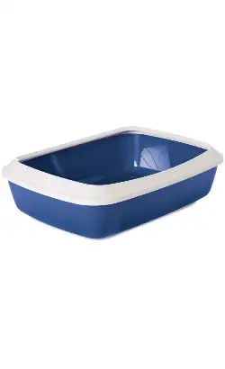 Savic WC Iriz + Rim Cat Litter Box | Nordic Blue | 42 cm