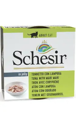 Schesir Cat Tuna with Mahi Mahi Jelly Wet Food | Wet (Can) | 14 x 85 g