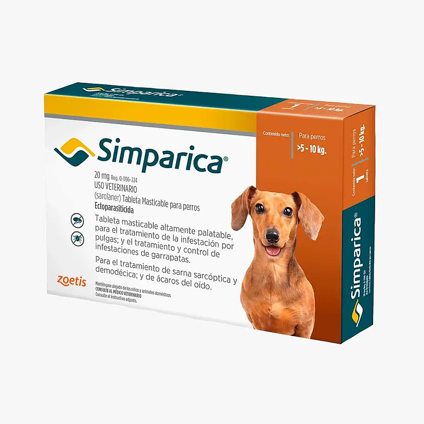 Simparica 20 mg ( 5-10 kg ) 1 tableta