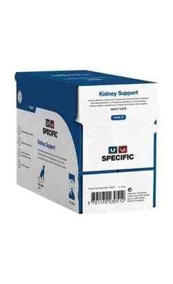 Specific Cat FKW-P Kidney Support Wet Food for Cats | Wet (Sachet) | Box with 12 sachets 85 g