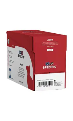 Specific Cat FXW-P Adult Wet Food | Wet (Pouch) | Box with 12 pouches of 85 g each