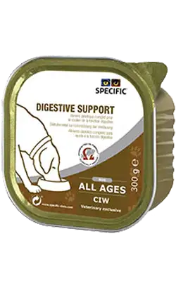 Alimento húmedo veterinario para perros Specific Dog CIW Digestive Support | Húmedo (Terrina) | Caja con 6 terrinas de 300 g cada una