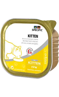 Alimento húmedo específico para gatitos FPW | Húmedo (terrina) | Caja con 7 terrinas de 100 g