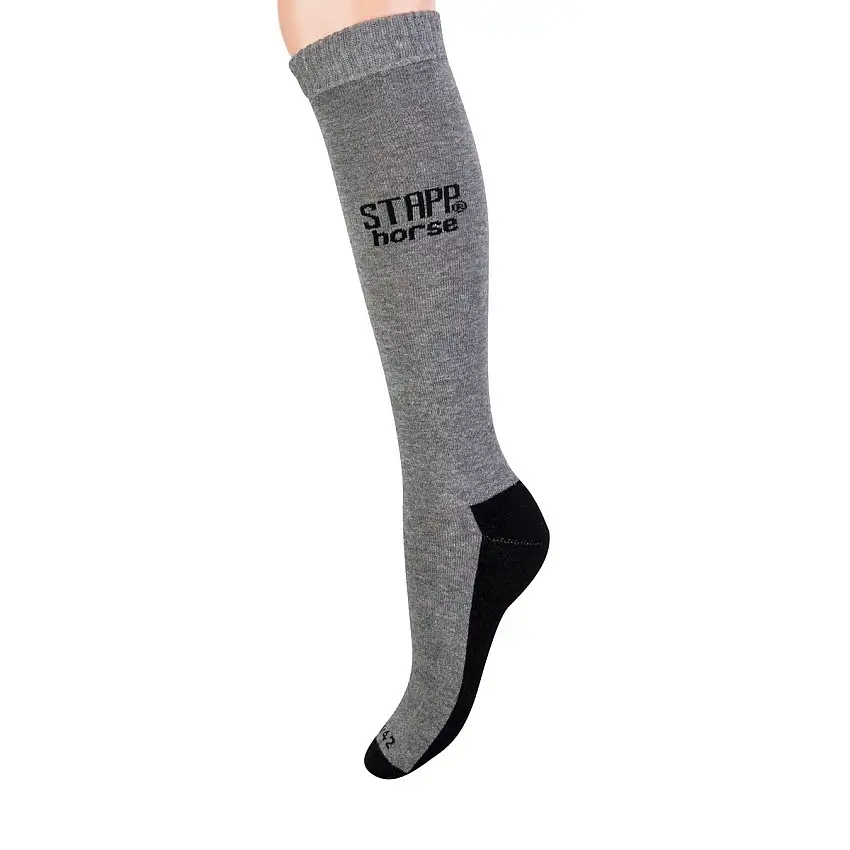 Stapp Horse Calcetines de Equitación Gris Medio