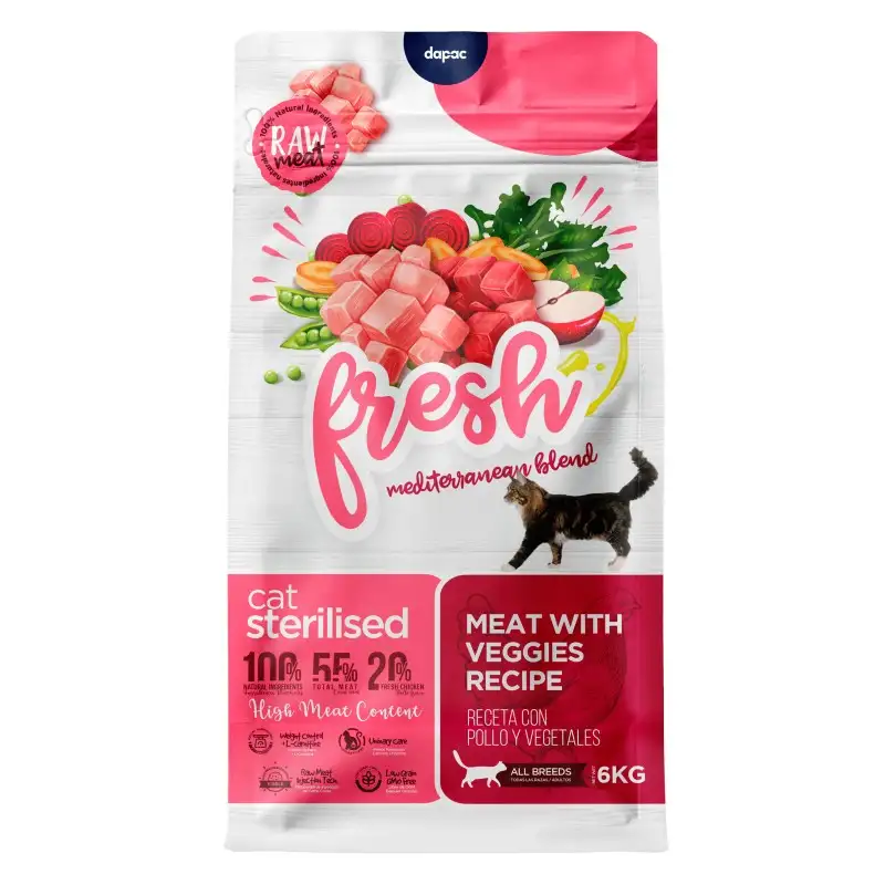 Fresh mediterranean blend Cat Sterilized 6kg - CP