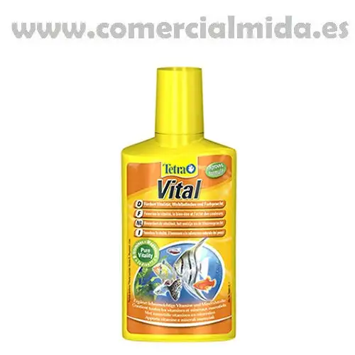 TETRA VITAL 100ml favorece la vitalidad y el bienestar de los peces